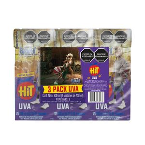 Refresco HIT sabor uva (600 ml)