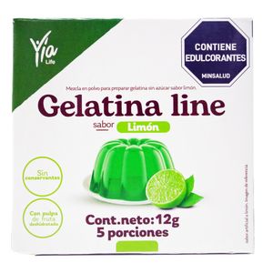 Gelatina Yia Life Limón Light 12 G