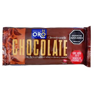 Chocolate de Mesa Medalla de Oro con Azúcar Clavo y Canela 500 G