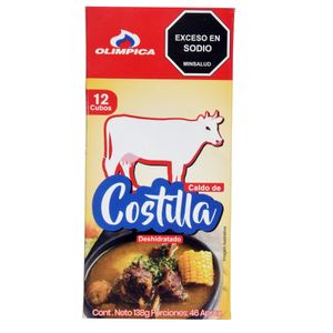 Caldo Olimpica Costilla 138 G X12 Unds