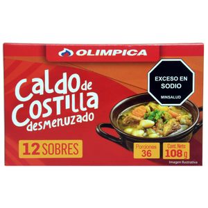 CALDO OLIMPICA CSTILLA DESMENUZ X12 108g
