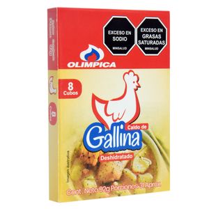 Caldo Olimpica Gallina 92 G X8 Unds