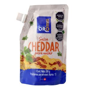 Salsa Medalla de Oro Queso Cheddar para Untar 200 G