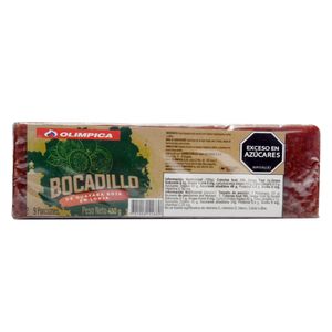 Dulce Olimpica de Guayaba Lonjas 450 G