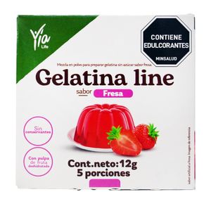 Gelatina Yia Life Fresa Light 12 G