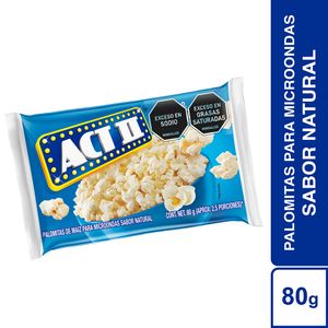 PALOMITAS MAIZ ACT II NATURAL 80g