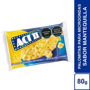 Palomitas de Maíz Act II Mantequilla 80 G
