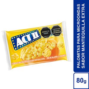 PALOM MAIZ ACT II MANTEQUILLA EXTRA 80g