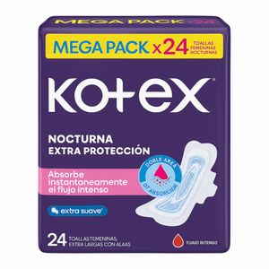 Toallas Higienicas Kotex Nocturna X24Und