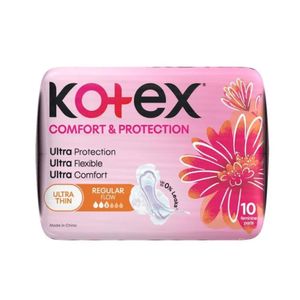 Toallas femeninas KOTEX comfort y protección (10 und)