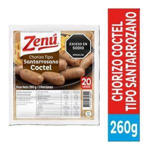 Chorizo ZENU santarrosano (260 gr)