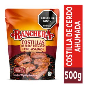 Costilla de Cerdo Ranchera Ahumadas 500 G