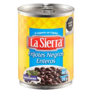 FRIJOL LA SIERRA ENTEROS NEGROS 560g