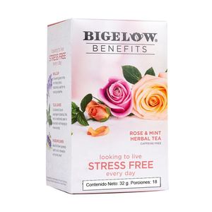 Infusión BIGELOW herbal rosas y menta (32 gr)