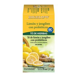 Té BIGELOW hierbas limón jengibre (37 gr)