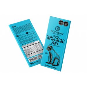 Barra de chocolate DORIGENN 70% cacao Huila (50 gr)
