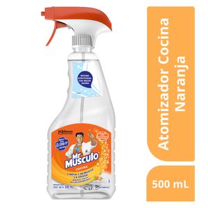Quitagrasa Mr Musculo Liquido Naranja Atomizador 500ml