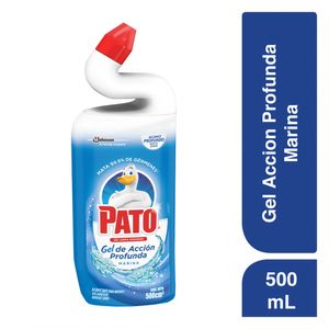 Desinfectante PATO gel acción profunda inodoros marina (500 ml)