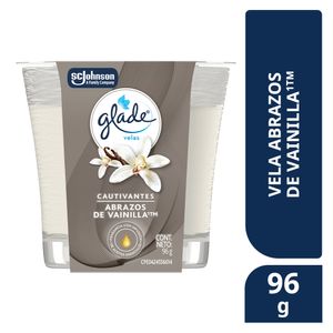Vela Aromatizante Glade Abrazos de Vainilla 96gr