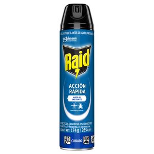 Insecticida Raid Aerosol Mata Moscas y Mosquitos 285ml