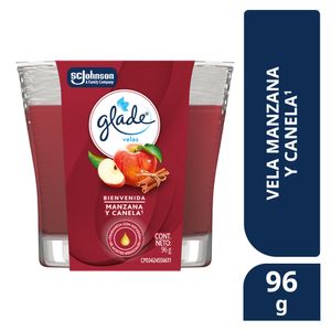 Vela Aromatizante Glade Manzana y Canela 96g