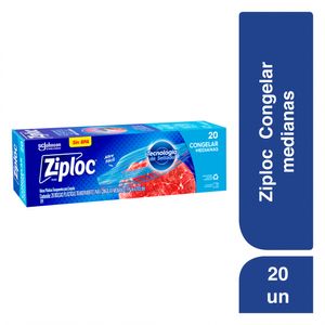 Bolsa Ziploc Reutilizale Medianas para Congelar X20 Unds