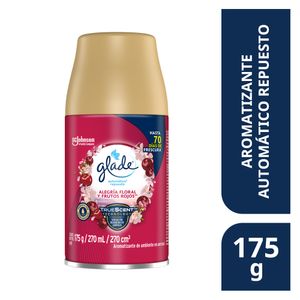 Ambientador GLADE floral repuesto frutos rojos (270 ml)