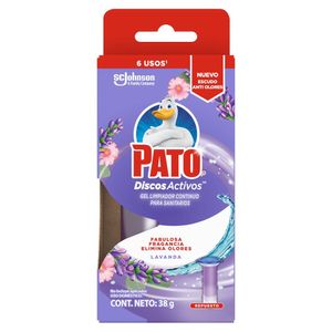 Desinfectante Inodoro Pato Discos Activos Repuesto 36ml