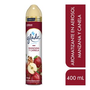 Ambientador Glade Aerosol Manzana Canela 400ml