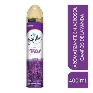 Ambientador Glade Aerosol Campos de Lavanda 400ml