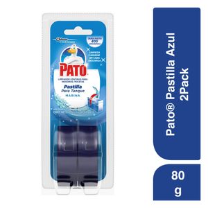 Limpiador Inodoro Pato Tanque Pastilla Marina 2 pack 80 gr