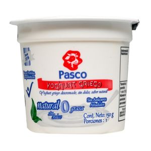 Yogurt griego PASCO descremado sabor natural (150 gr)