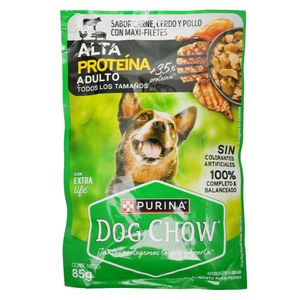 Alimento Dog Chow Alta Proteína Adulto x 85 g
