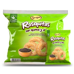 ROSQUIT SERVIPAN QUINOA/CHIA X12 un 216g