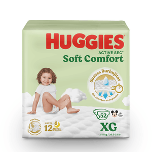Pañales HUGGIES active sec XG4 (52 und)