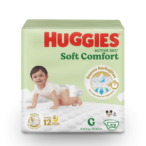 Pañales HUGGIES active sec 3G (52 und)