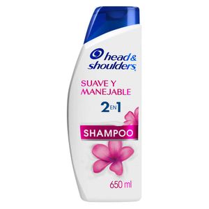 Shampoo 2 en 1 Suave y Manejable 650 ml