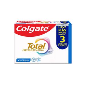 Crema Dental Colgate Total Whitening 3x75ml