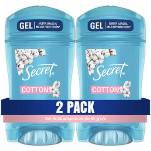 Antitranspirante en gel SECRET powder protect cotton (90 gr)