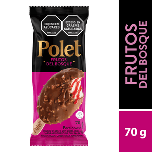 Paleta Crem Helado Polet Frutos Del Bosque 70G