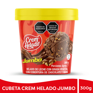 Helado Crem Helado Vaso Tradicional Jumbo 1/2L
