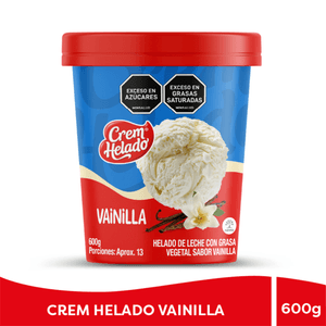 Helado Crem Helado Vaso Tradicional Vainilla 1L