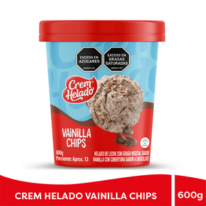 Helado Tradicional Vainilla Chips x 600G