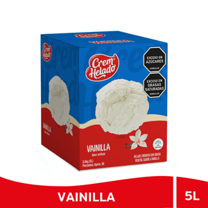 Helado Crem Helado Tradicional Vainilla 5L