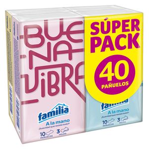Pañuelo Facial Familia Bolsillo X10 Unds 4X3 Oferta