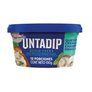 Queso crema NORMANDY champiñón y finas hierbas x150 g