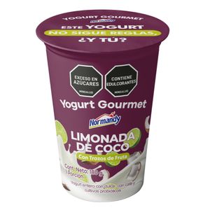 YOGUR NORMANDY TROZOS LIMON COCO 180g
