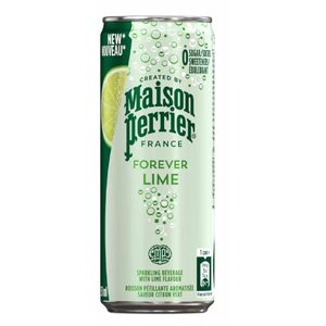 Agua con gas PERRIER saborizada lima (250 ml)