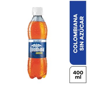 Gaseosa COLOMBIANA sin azúcar botella (400 ml)