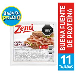 Jamón Zenú Sandwich 230 G